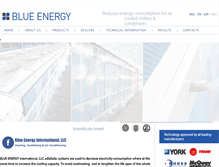 Tablet Screenshot of blue-energy.us